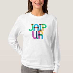Camiseta Jaipur India Pop Art Letters