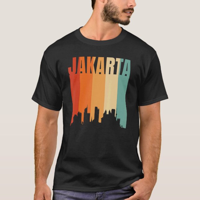 Camiseta Jakarta Skyline (Frente)
