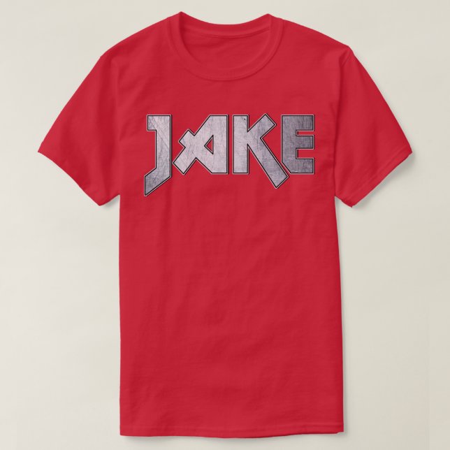 Camiseta Jake de metal pesado (Frente do Design)