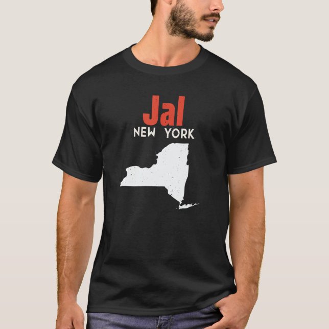 Camiseta Jal New York USA State America Travel New Yorker (Frente)