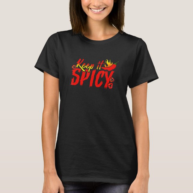 Camiseta Jalapeno Keep It Spicy Mexican Chili Cinco De Mayo (Frente)