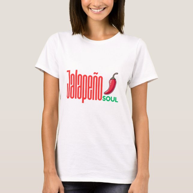 Camiseta Jalapeño Soul – Spicy Spicy  (Frente)