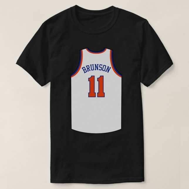 Camiseta Jalen Brunson New York Jersey White Angy (Frente do Design)