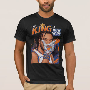Camiseta Jalen Brunson Rei de Nova York Basquete Vintage