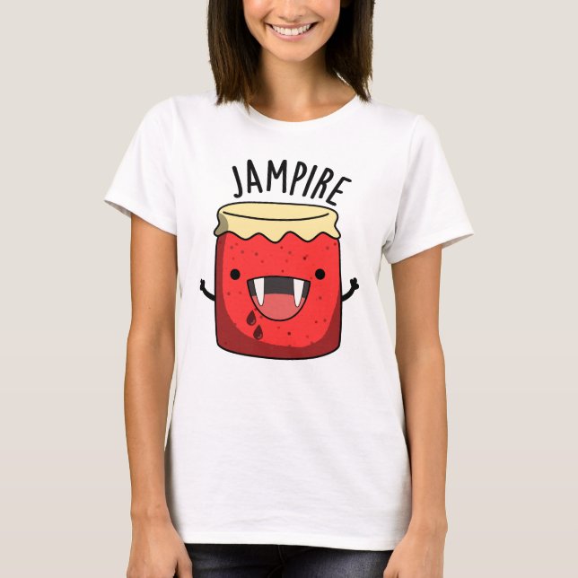 Camiseta Jam Pire Funny Vampire Jam Pun (Frente)