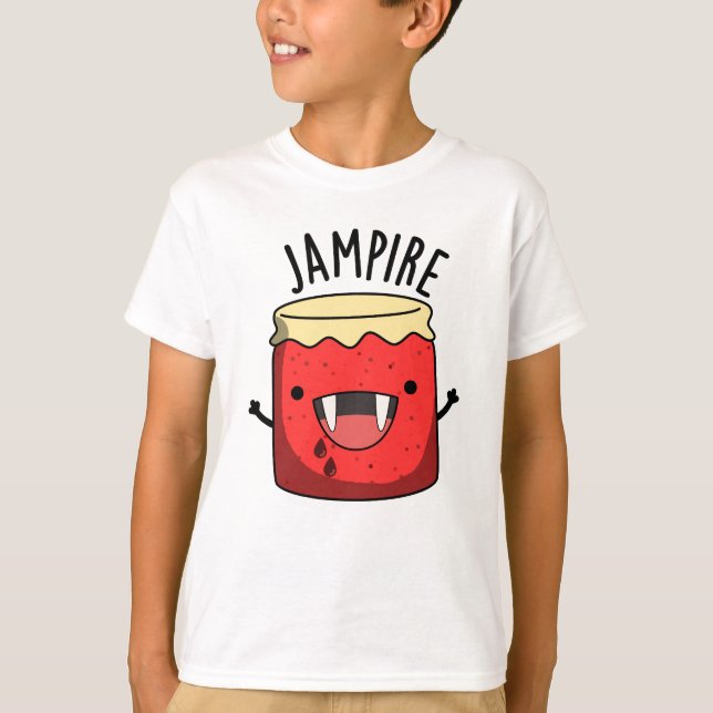 Camiseta Jam Pire Funny Vampire Jam Pun (Frente)