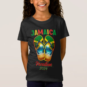 Camiseta Jamaica 2024 Sacudir Flop Vacation Tropical Beach