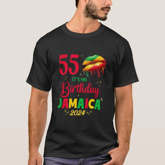 Camiseta Jamaica 50º Aniversário Viajar Meninas Fora de Lon (Frente)