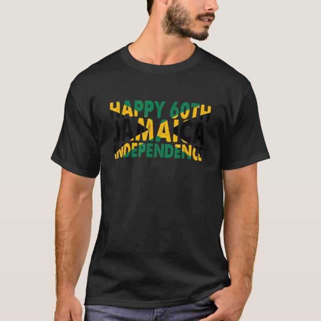 Camiseta Jamaica 60ª Independência Orgulha-se de ser jamaic (Frente)