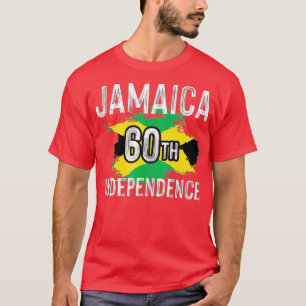 Camiseta Jamaica 60º Dia da Independência Jamaica Jamaica O