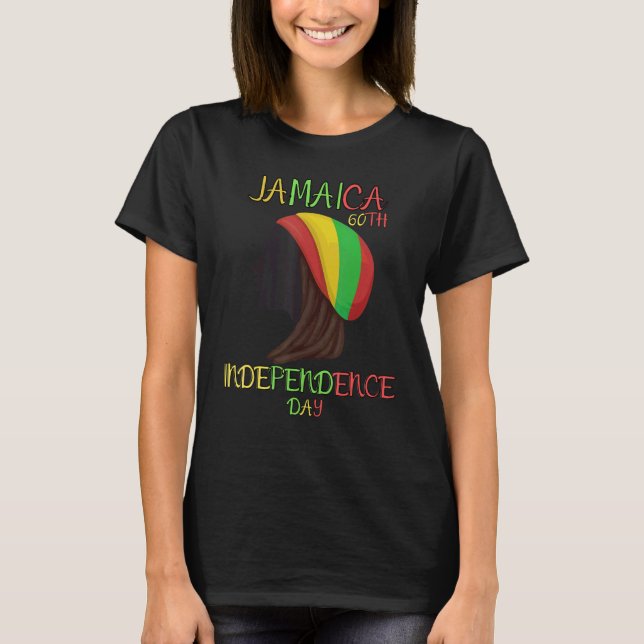 Camiseta Jamaica 60th Independence Proud To Be Jamaican 5 (Frente)