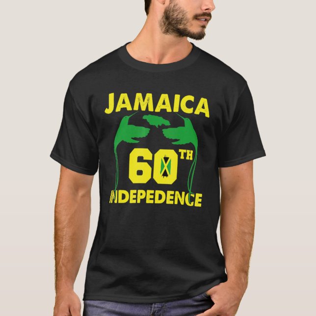 Camiseta Jamaica 60th Independence Proud To Be Jamaican 7 (Frente)