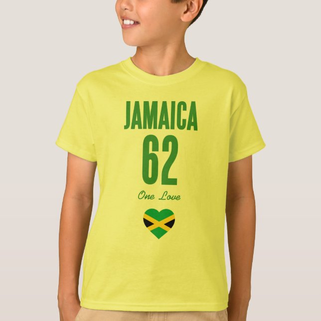 Camiseta Jamaica 62 One Love Jamaican Flag (Frente)