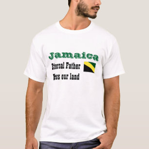 Camiseta jamaica abençoe nossas t-shirts terrestres