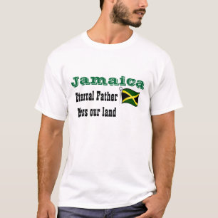 Camiseta jamaica-abençoe nossos t-shirt da terra