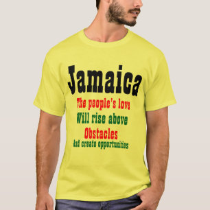 Camiseta Jamaica adora t-shirts de slogan