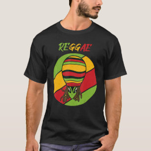 Camiseta Jamaica Alienígena Reggae Souvenir Rasta Music Ras