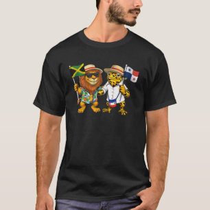 Camiseta Jamaica Bandeira do Panamá Raízes Jamaicanas Patri