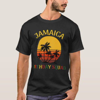 Camiseta Jamaica Birthday Squad 2023 Matching Family
