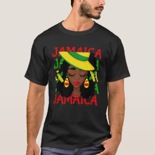 Camiseta Jamaica Black Girl Afair Hair Vacay Souvenir Melan