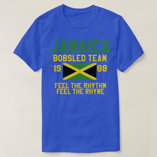 Camiseta Jamaica Bobsled Team (Frente do Design)