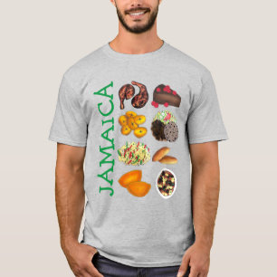 Camiseta JAMAICA Comidas jamaicana Ilhas Caribes