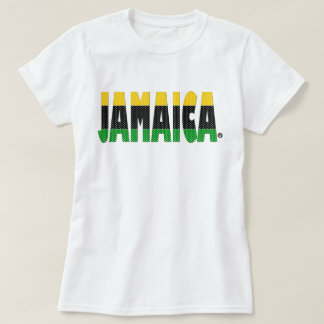 Camiseta Jamaica Dourada Black Green Strips Jamaica T-Shirt