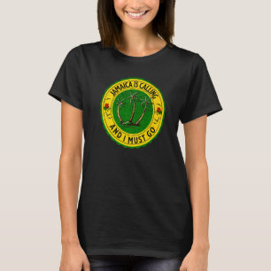 Camiseta Jamaica Está Chamando Eu Preciso Ir Para A Jamaica