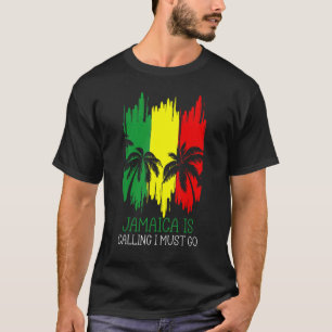 Camiseta Jamaica Está Chamando Eu Preciso Ir Para O Jamaica
