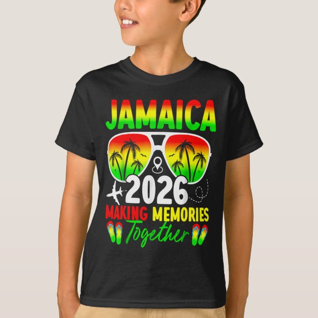 Camiseta Jamaica Family Reunion 2026 Making Memories Vacati (Frente)