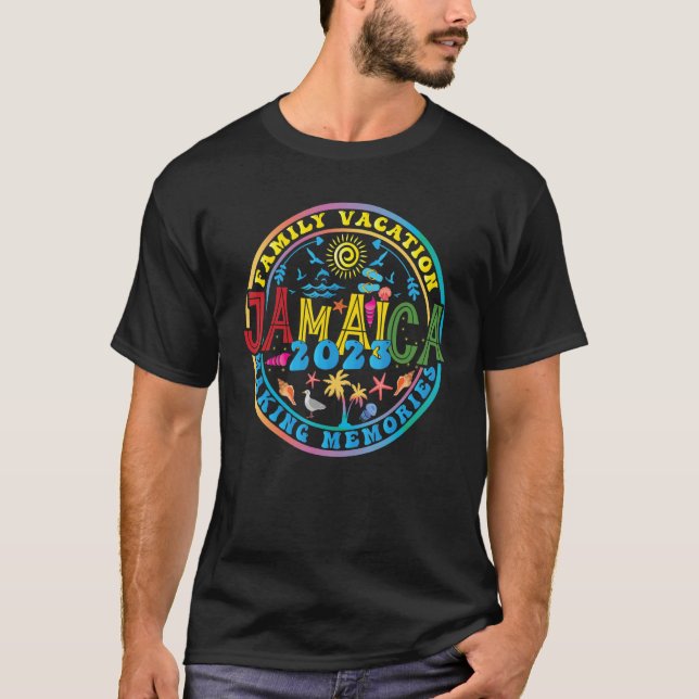 Camiseta Jamaica Family Vacation 2023 Group Matching Jamaic (Frente)