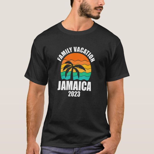 Camiseta Jamaica Family Vacation 2023 Summer Matching Holid (Frente)