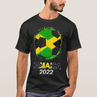 Camiseta Jamaica Flag 2022 Supporter Jamaican Soccer Team J