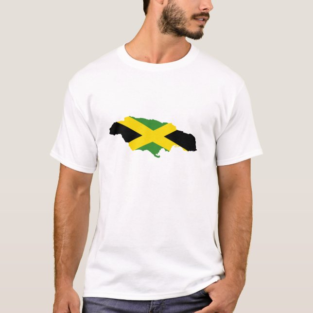 Camiseta Jamaica Flag Islândia - Proud Jamaicans Shirt - (Frente)