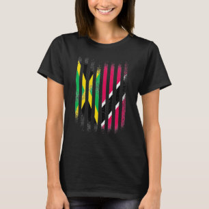Camiseta Jamaica Flag Trinidad e Tobago Grown Country Flags