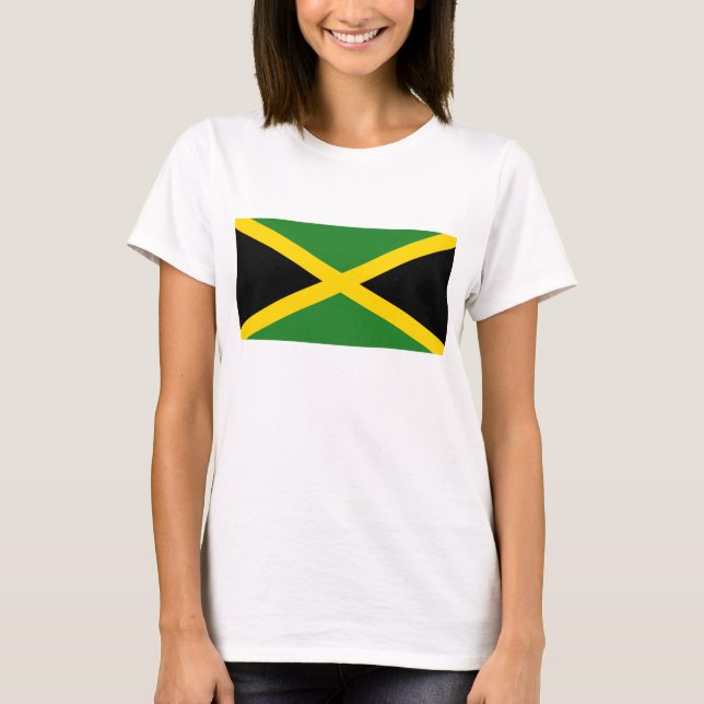 Camiseta Jamaica Flag x Map T-Shirt (Frente)