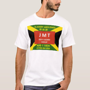 Camiseta JAMAICA. FREE AUG 1 1834 T-Shirt Básico de uso mas