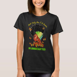 Camiseta Jamaica Girl não sou apenas uma rainha que sou jam