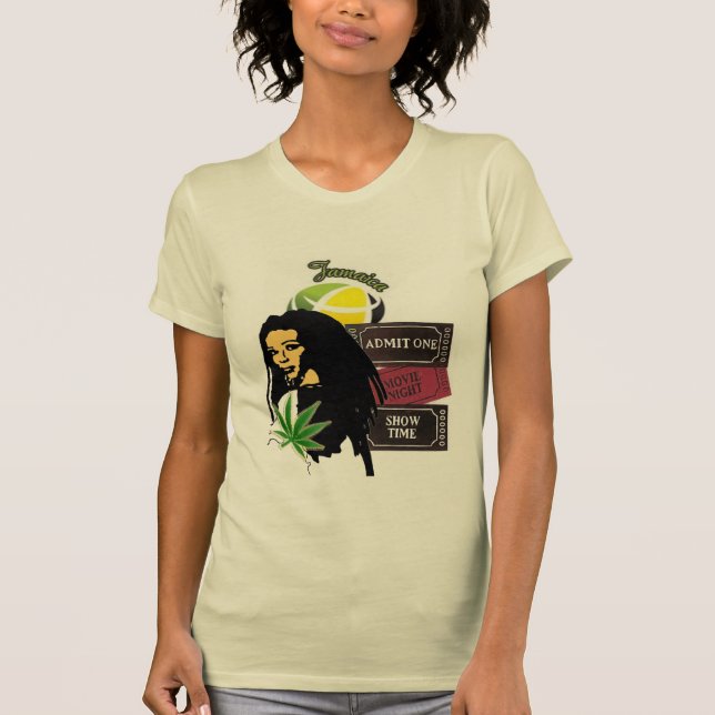 Camiseta jamaica Girl T-Shirt (Frente)