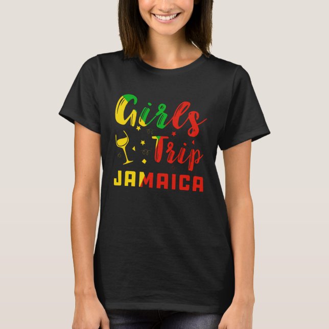 Camiseta Jamaica Girls Trip Bachelorette Party summer Vacat (Frente)