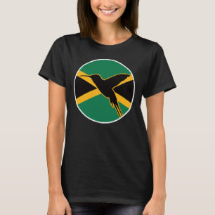 Camiseta Jamaica Hummingbird Jamaican National Animal Flag