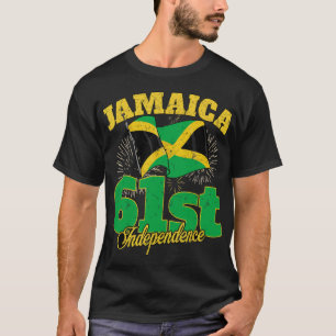 Camiseta Jamaica Independence Day 61ruas 1962 Jamaican Flag