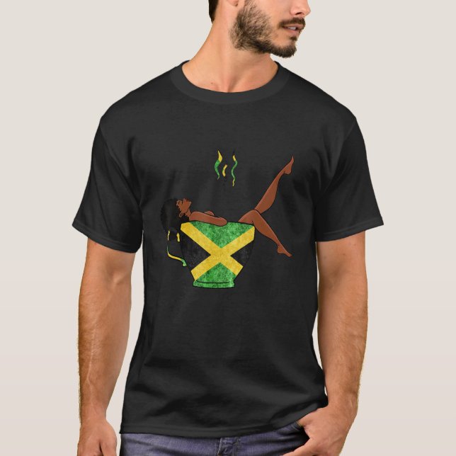 Camiseta Jamaica independence day Coffee  Coffee Day Coffee (Frente)