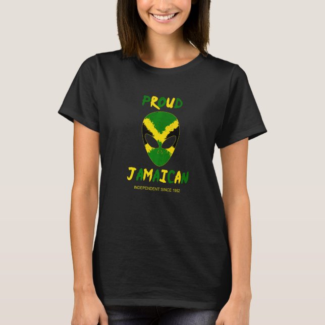 Camiseta Jamaica Independence Day - Orgulho de mulheres jam (Frente)