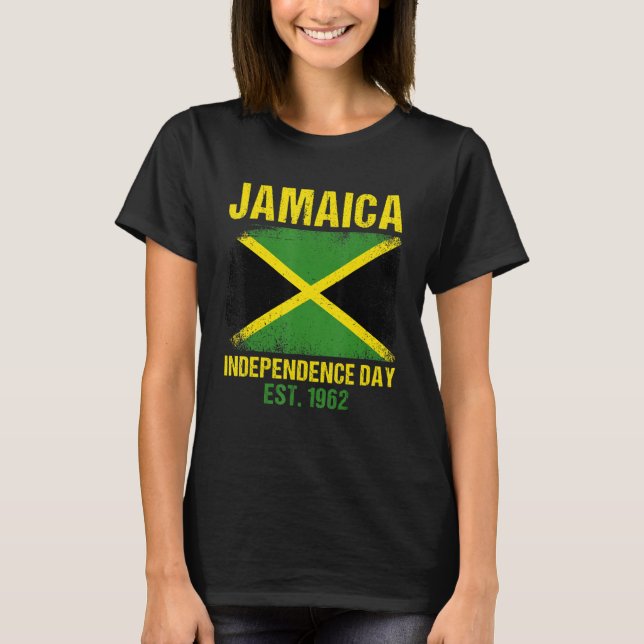 Camiseta Jamaica Independence Day Proud Jamaicano (Frente)