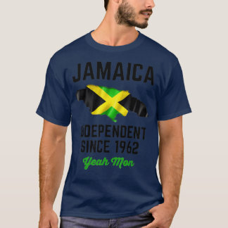 Camiseta Jamaica Independência Dia Jamaica Independência