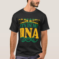 Jamaica It_s in My DNA Jamaican Flag Pride T-Shirt