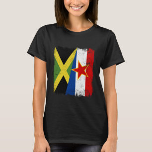 Camiseta Jamaica Iugoslávia Meia Bandeira Jamaicano Iugosla