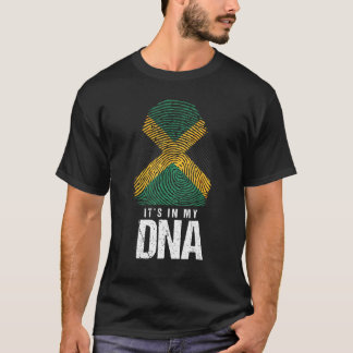 Camiseta Jamaica Jamaican DNA Flag Love Fan