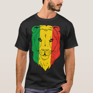 Camiseta Jamaica Lion Jamaican Flag Caribe Regga